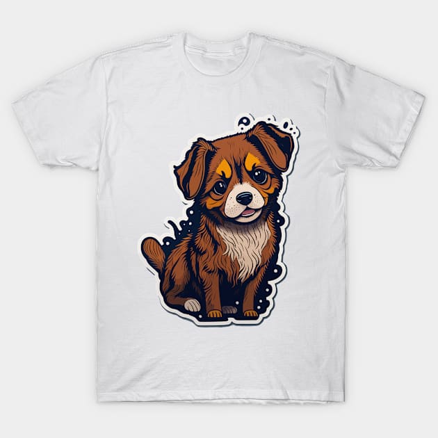 Playful Pup Design - Perfect for Dog Lovers Everywhere! T-Shirt by AxAr